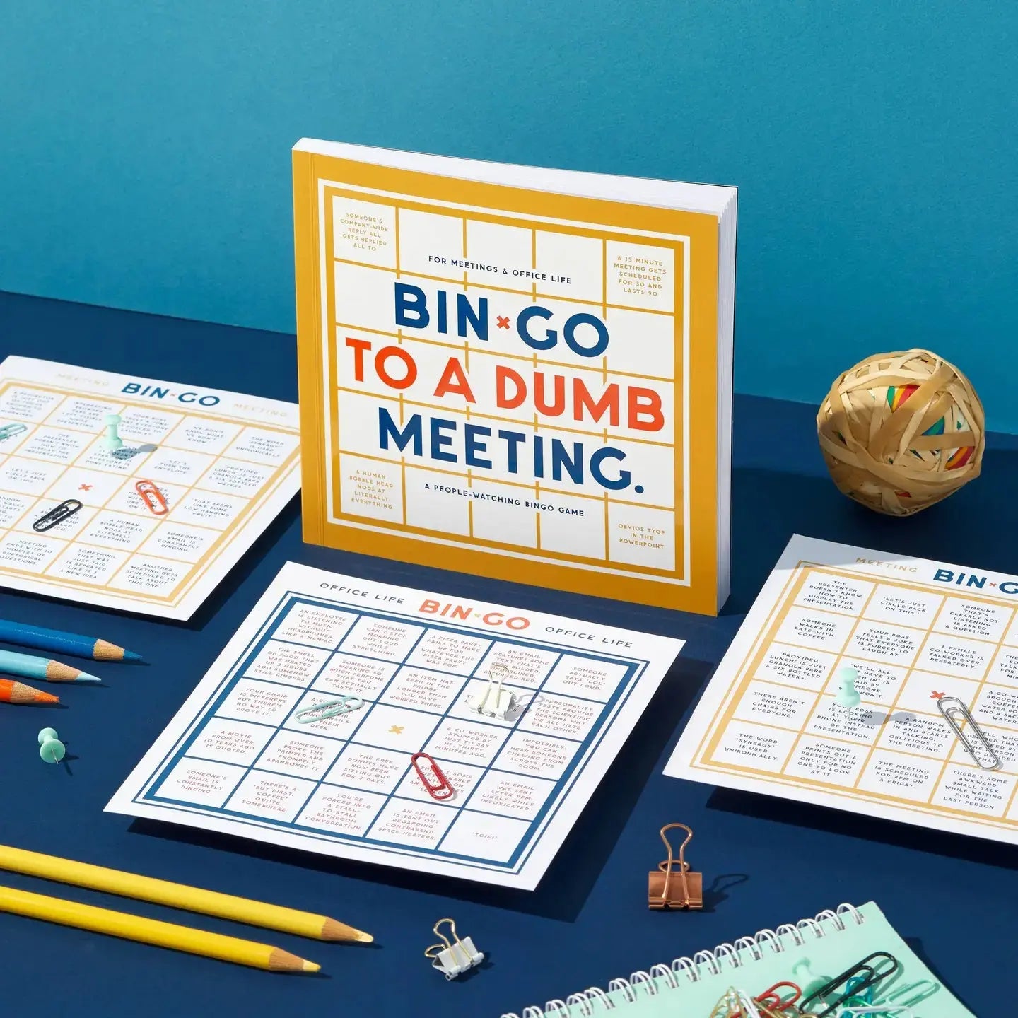 Bin-Go to a Dumb Meeting Bingo Book Chronicle Books