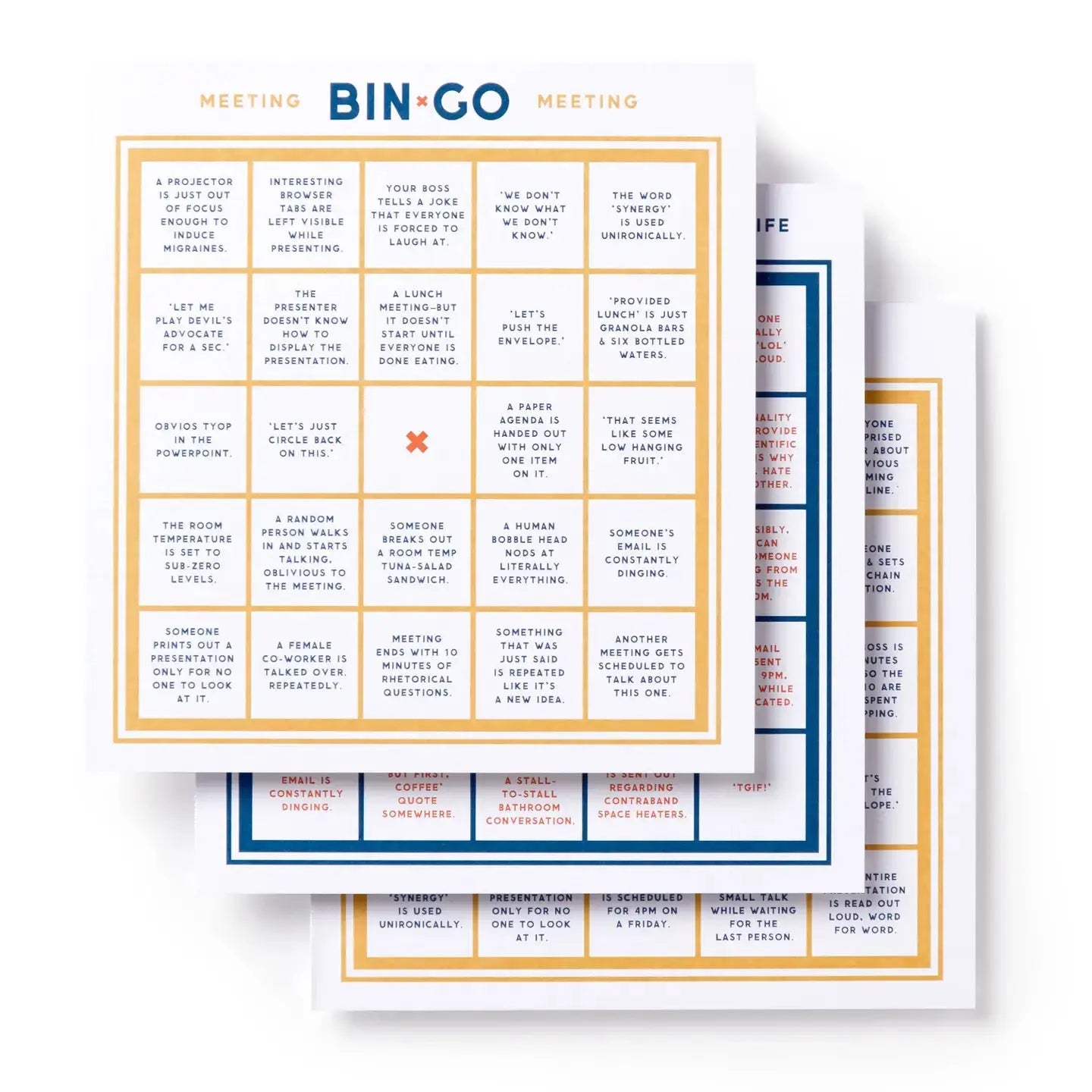 Bin-Go to a Dumb Meeting Bingo Book Chronicle Books