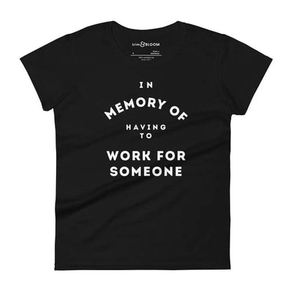 Black graphic tee - Doing as Assigned