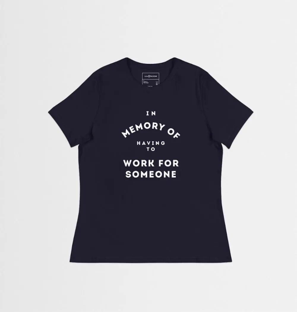 Black graphic tee - Doing as Assigned