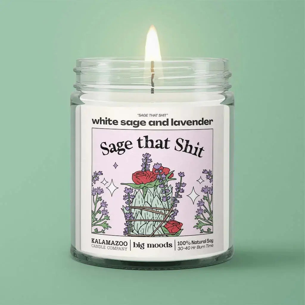 Sage That Shit Soy Candle Big Moods