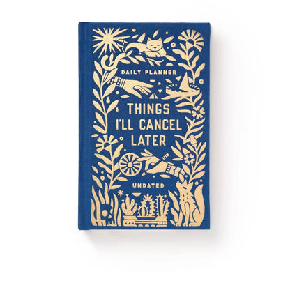 Things I'll Cancel Later Undated Mini Planner Chronicle Books